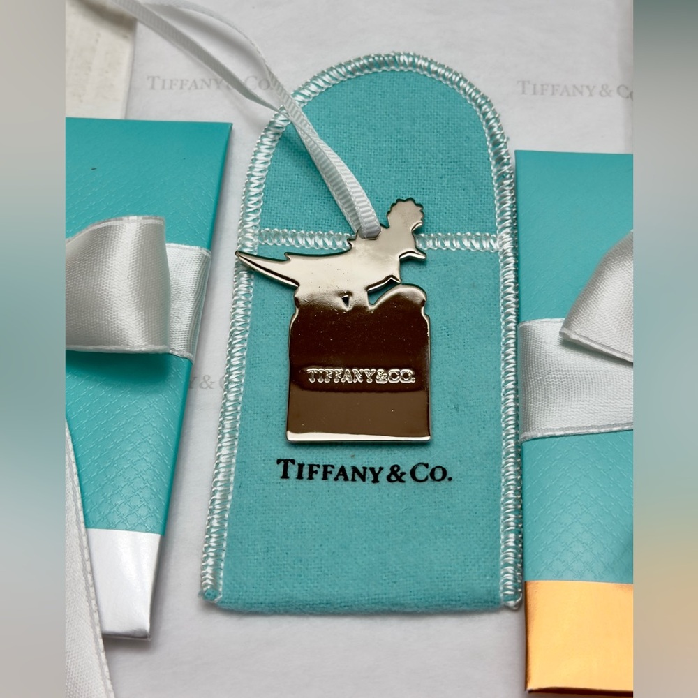 Tiffany & Co. Silver or Gold Polishing Cloth w/ Bird on a Rock / Gift Charm- Bag - Picture 4 of 4